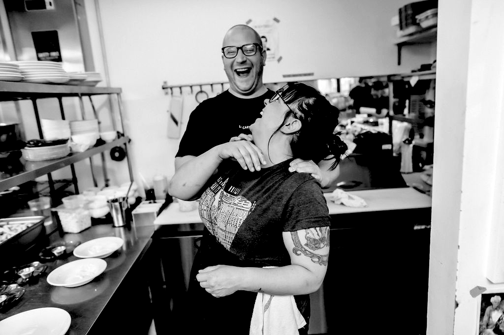 Photo de membres de la coopérative la Chope Angus